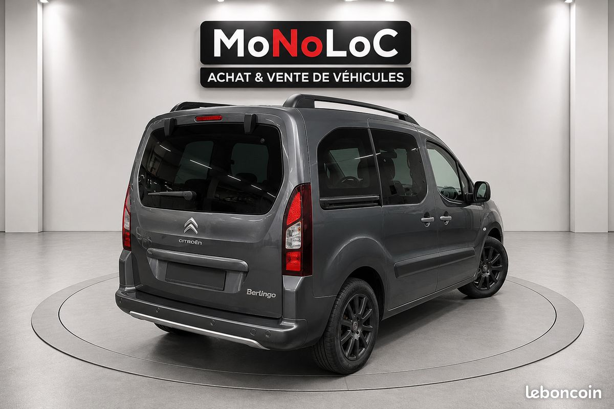 Berlingo 1,6 e-HDI 92ch 2014 - V.Neuf 25.600e - Gtie 12+ - Satisfait/Remboursée pendant 15j - Radar de recul - Régulateur - Toit Panoramique (image 2)