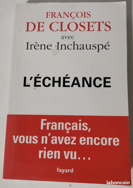 François de Closets - L'échéance (image 1)