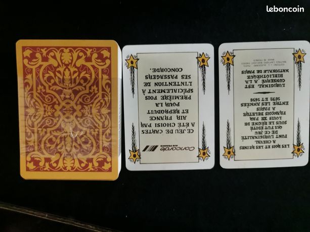 Ancien jeu de 54 cartes AIR FRANCE Vintage Carta Mundi