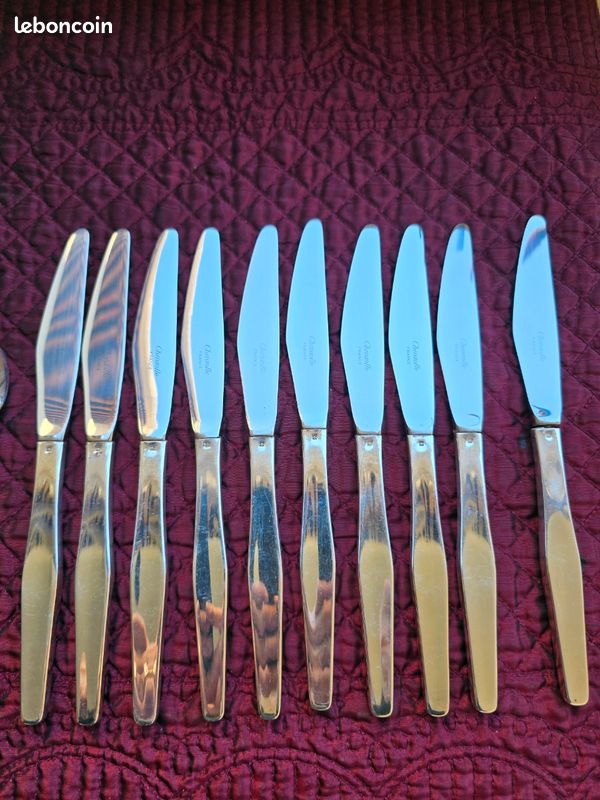 Ménagère 10 couverts 42 pièces Christofle Orly par Sabatini état proche du neuf (image 12)