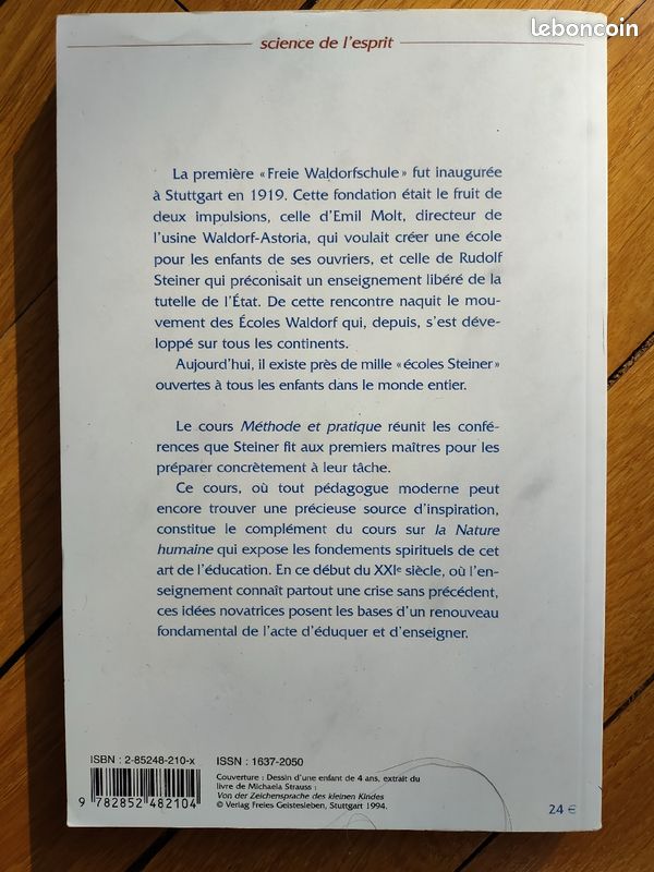 Méthode et pratique de l'art de l'éducation
Par Rudolf Steiner (image 2)