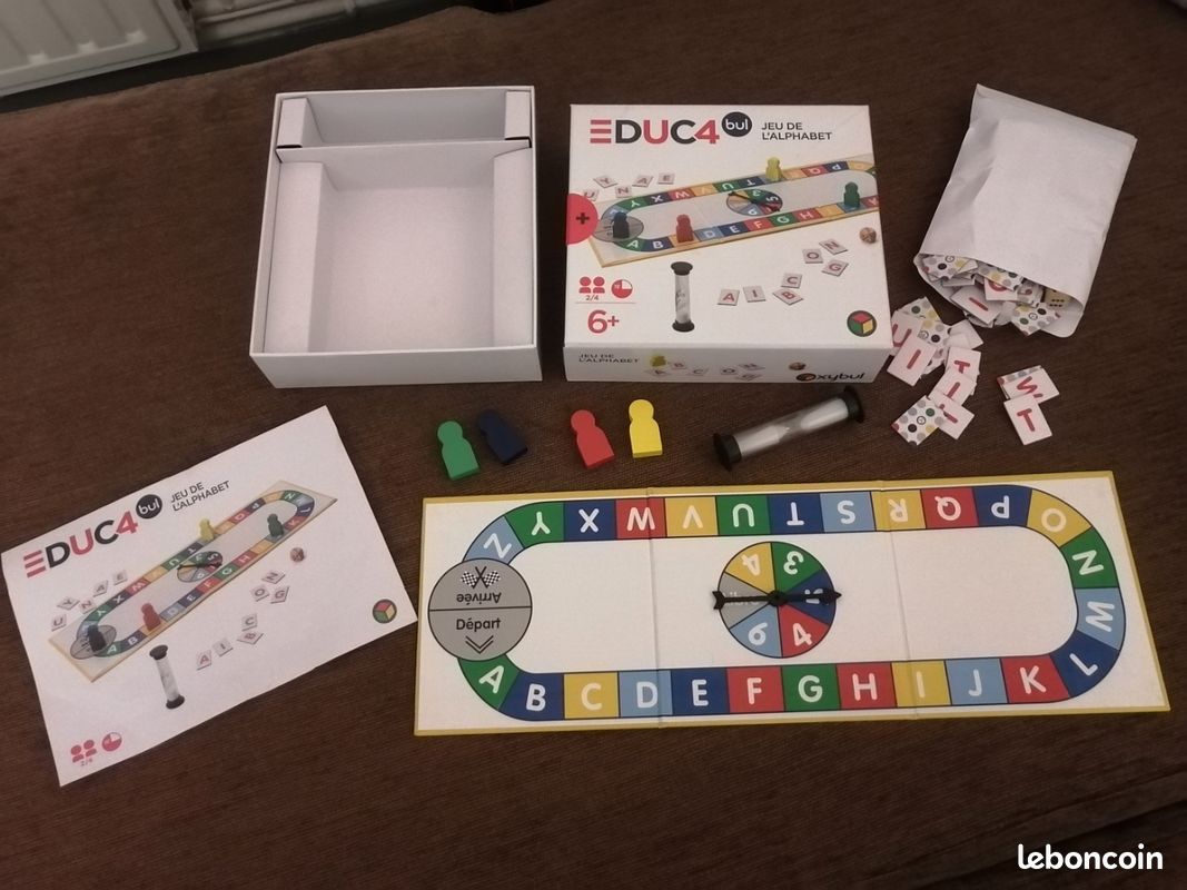 Jeu éducatif Educabul Oxybul Premier Jeu D'Écriture - 4 à 6 Ans - Apprentissage Lettres Mots Et Nombres