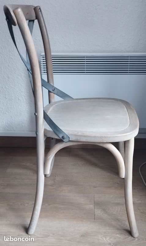 Lot de 4 chaises en bois Pomax (image 4)