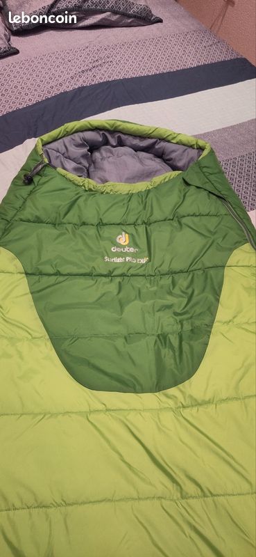 Deuter Sac De Couchage Enfant Starlight EXP – Extensible Jusqu’à 170 Cm, Confort Thermique Pour Aventuriers Juniors