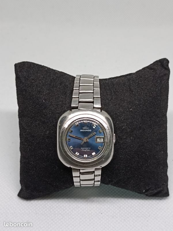 Montre automatique Movado Queenmatic surf 210 sub-sea vintage