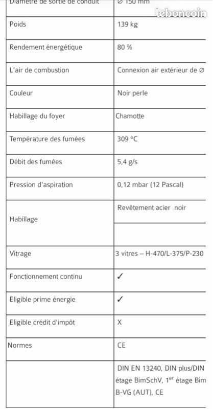 Neuf, à voir : Poêle bois 3 vitres Autrichien Haas + Sohn Wien II easy (image 10)