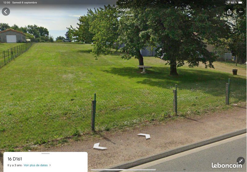 Terrain constructible avec CU · à Terres-de-Haute-Charente · 13 500 €