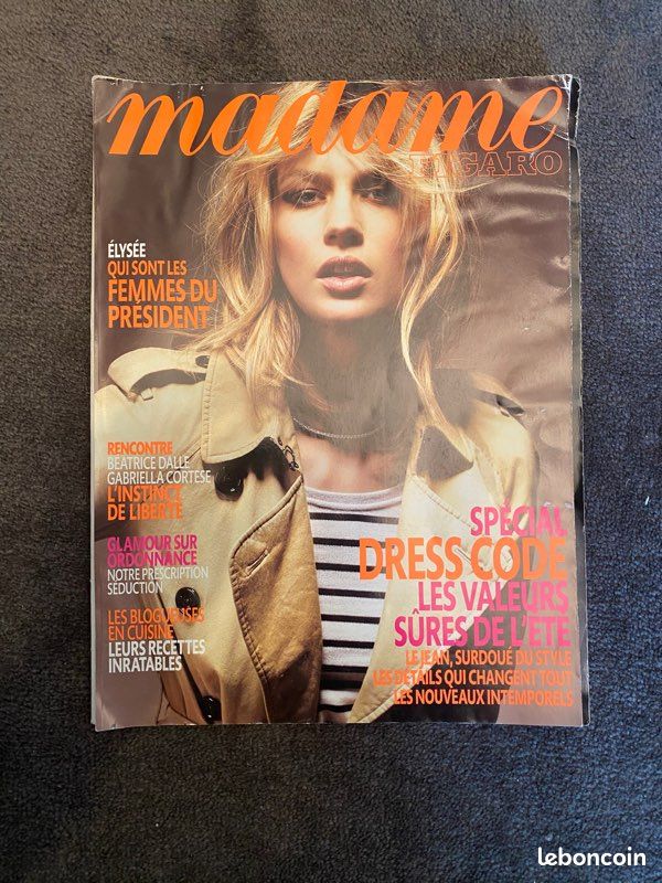 Magazine Collector « Madame figaro » Avril 2009 (image 1)