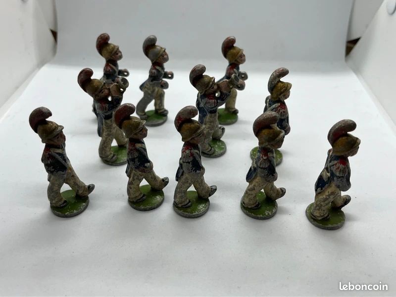 Jouet Ancien Quiralu - Plomb Creux Style Maréchal Pétain - Rare