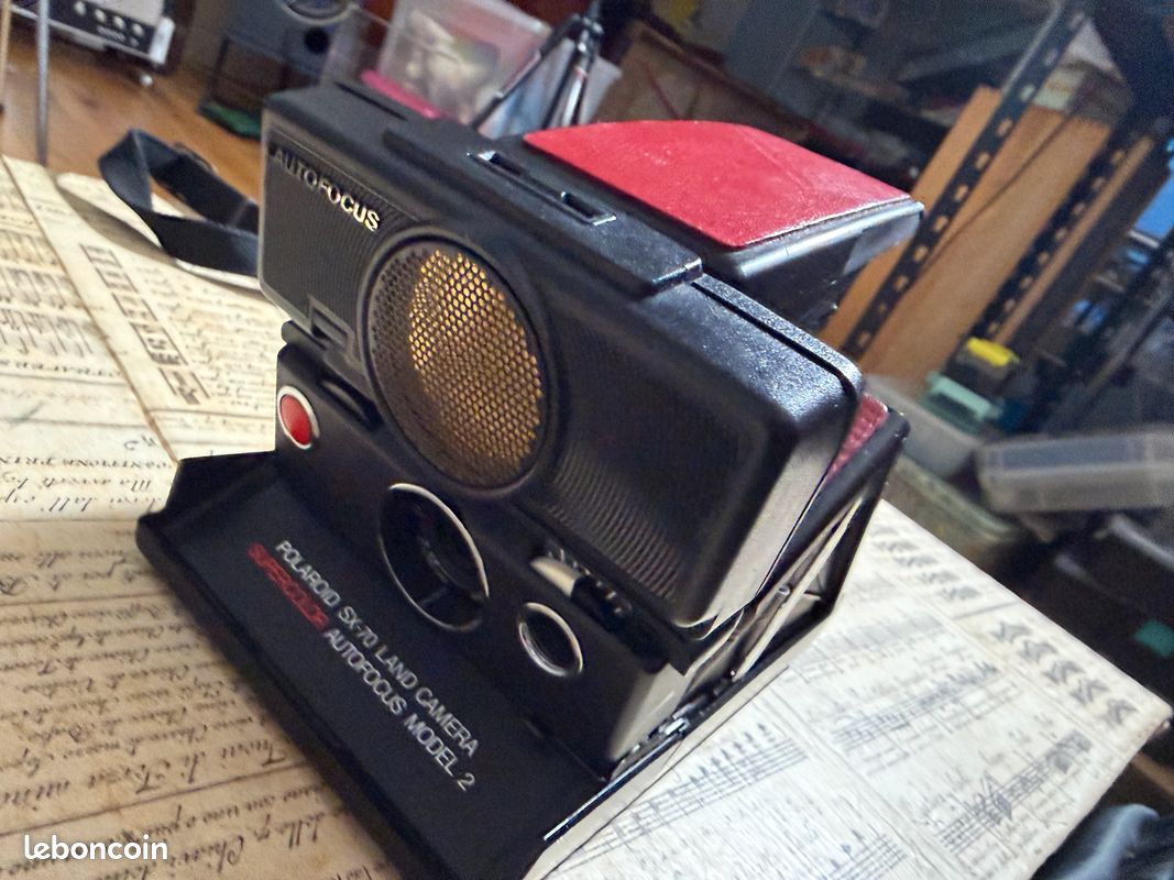 Polaroid SX-70 Land Camera Supercolor Autofocus Model 2. Révisé et parfaitement fonctionnelle (image 1)