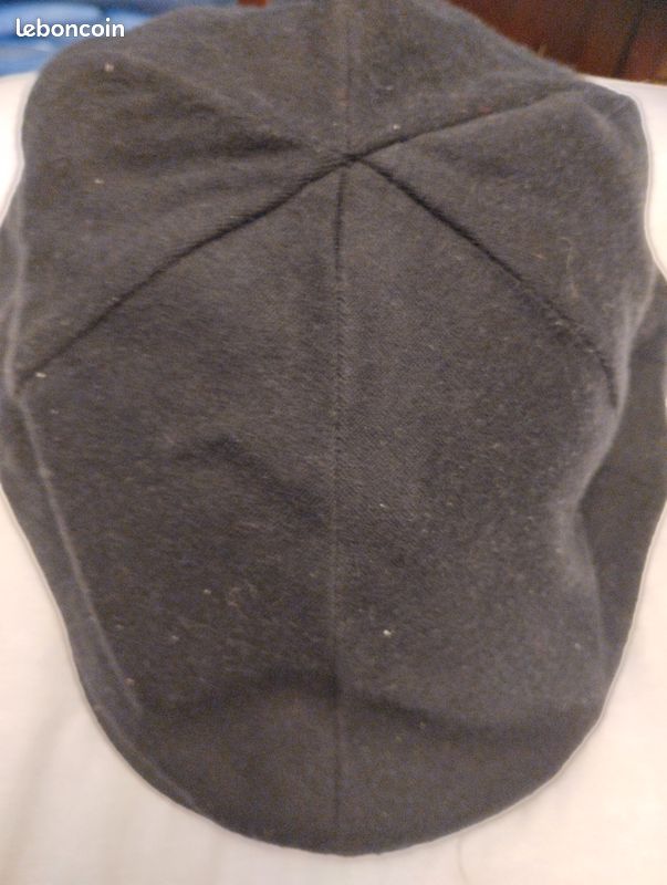 Casquette type gavroche couleur noir (image 1)