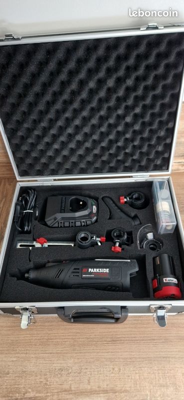 Perceuse-meuleuse de précision PARKSIDE Performance en coffret – Neuf ✅ (image 1)