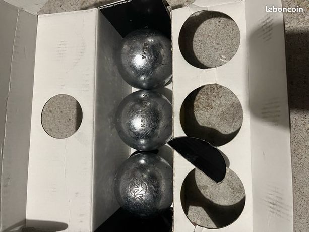 Paire De Boules De Pétanque Obut KTK 770 - Ancien Modèle, Acier, Fabrication Française