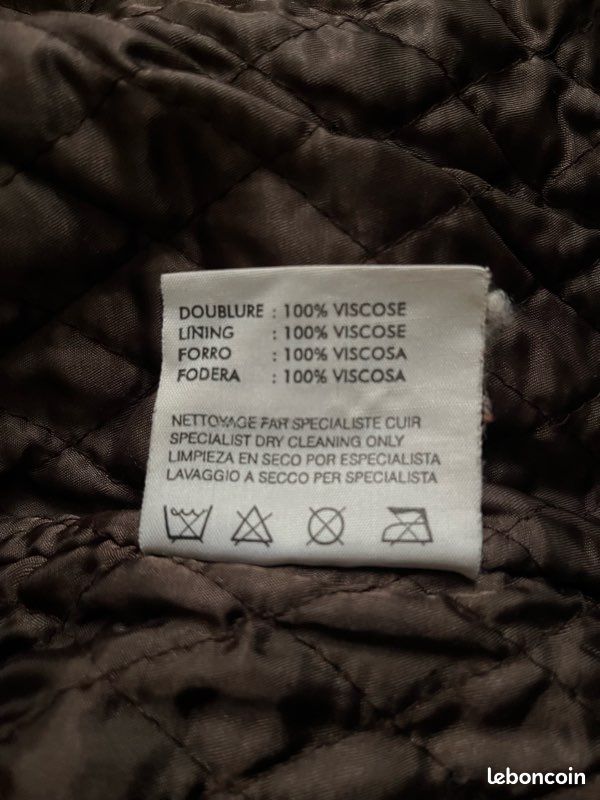 Veste / trench en cuir (image 7)