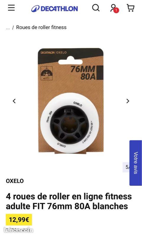 Undercover Vortex Roues Roller Pack de 4 - Rollers En Ligne