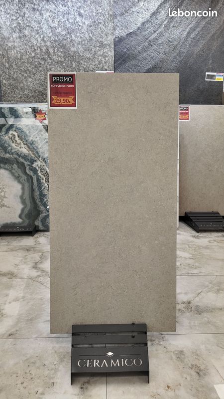 Carrelage luxe et brillant effet beton (image 1)