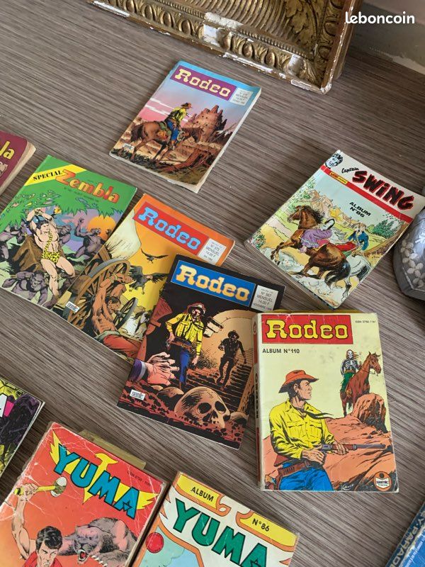 Lot de ~25 BD petits formats vintage - Zembla, Mustang, Yuma, Kiwi, Rodéo (Semic / Lug) (image 6)