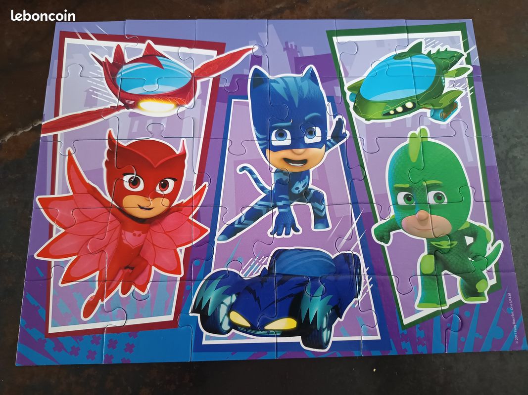 Puzzle 30 pièces - Les Pyjamasques et leurs super-véhicules (image 3)