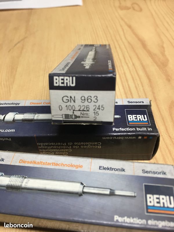 Bougie De Préchauffage BERU GN059 - 11V - Compatible Opel, Alfa Romeo, Fiat 1.9 CDTI/JTD
