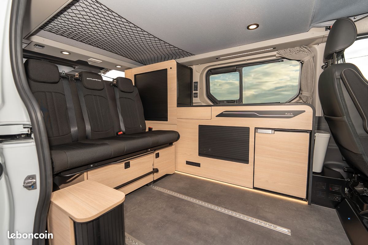 Flex 5 CONFORT – 100% équipé, NEUF, complet, 5 places / 4 couchages, le seul van du marché avec suspensions pneumatiques de série Visible sur notre agence de Nantes - St Herblain (image 12)