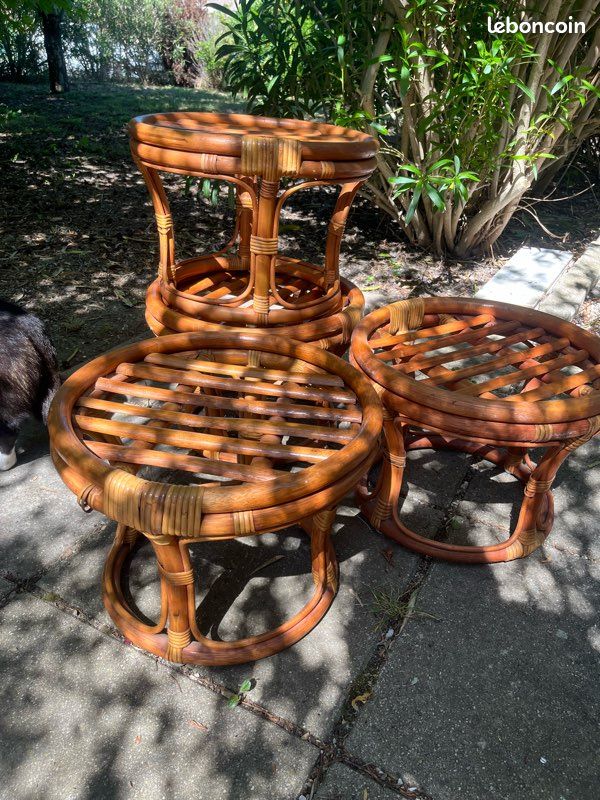 Pouf en rotin (image 2)