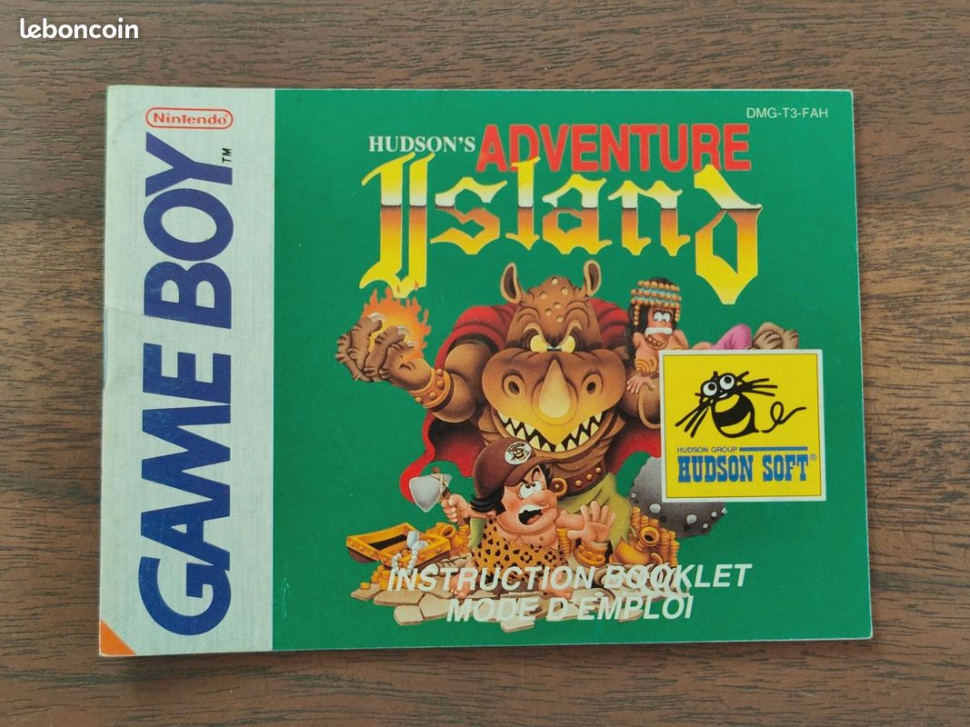 Hudson's Adventure Island Game Boy Notice seule (image 1)