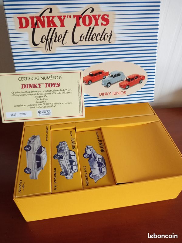 COFFRET CADEAU 5 VOITURES DE TOURISMES 1961 DINKY TOYS 1/43