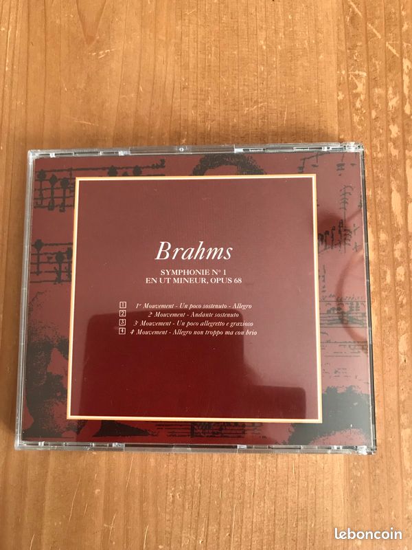 Compacte disque Brahms musique classique (image 3)
