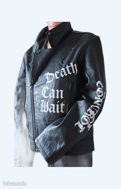 Blouson cuir perfecto biker mixte (image 1)