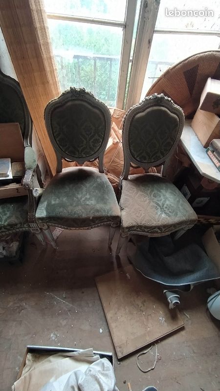 Fauteuil et chaise type louis (image 4)