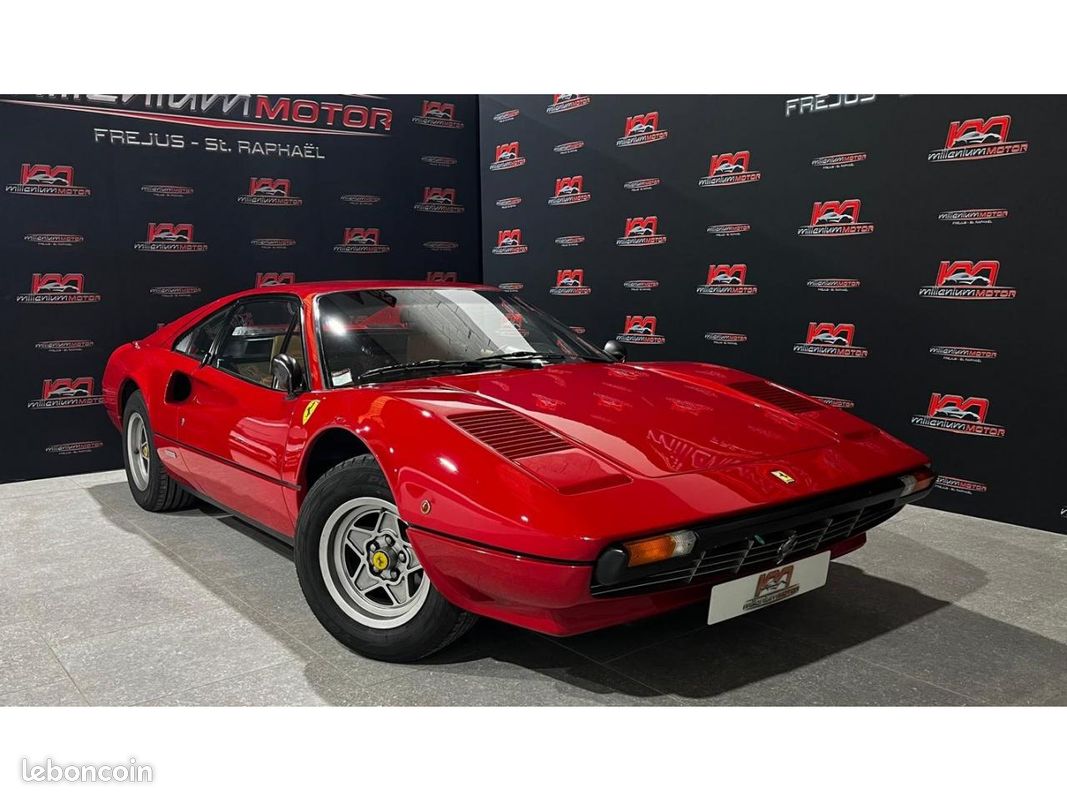 Ferrari 308 gtb - 3l - v8 - 255cv - carbu carter sec - caisse acier (image 1)
