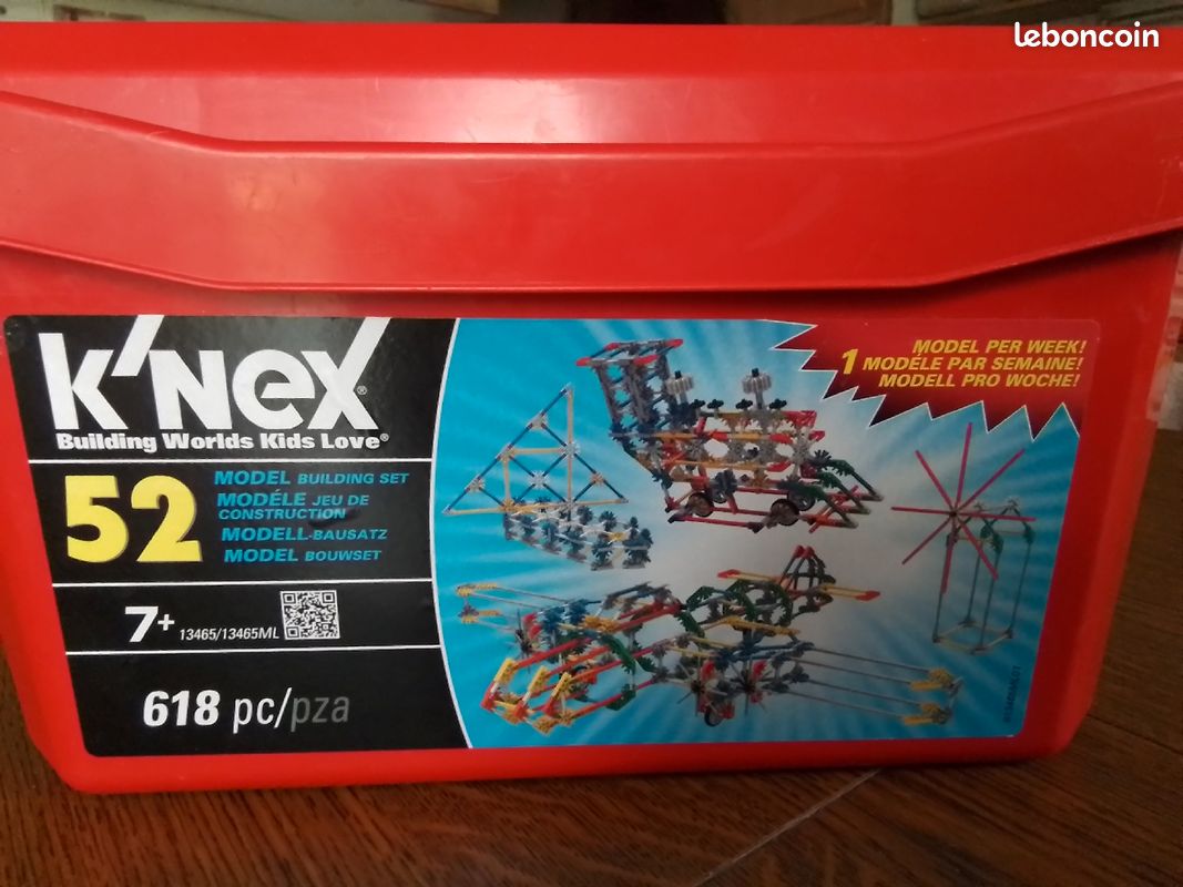 52 Model Building Set Knex 13465 K'NEX 52 Model Building Set
