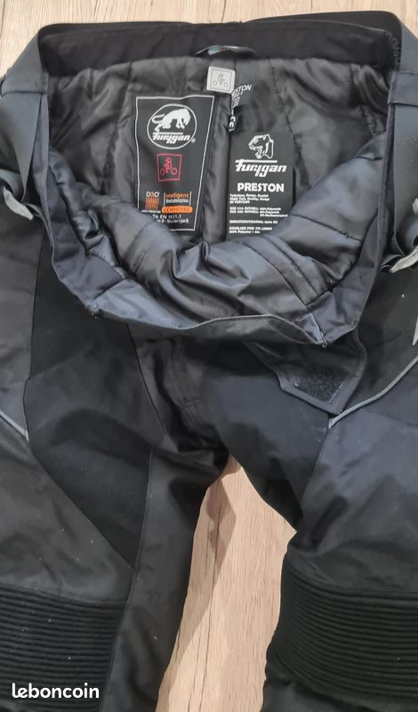 Duke Textile Pantalon Duke Furygan Noir Pantalon Furygan Homme