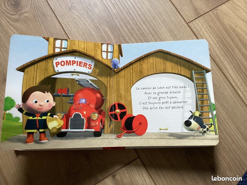 Livre premier âge « le camion de Léon »; éditions Fleurus (image 2)