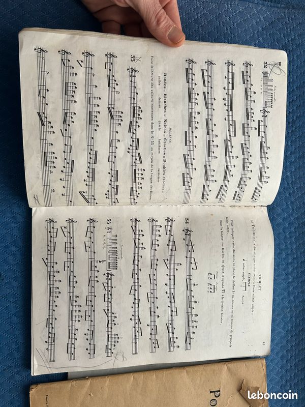 Livres anciens lecture musicale pour chanter… — Traité théorique et pratique de lecture musicale, vocale et instrumental par Émile Schwartz — pour chanter l’enseignement du chant— Henri Vachey (image 4)