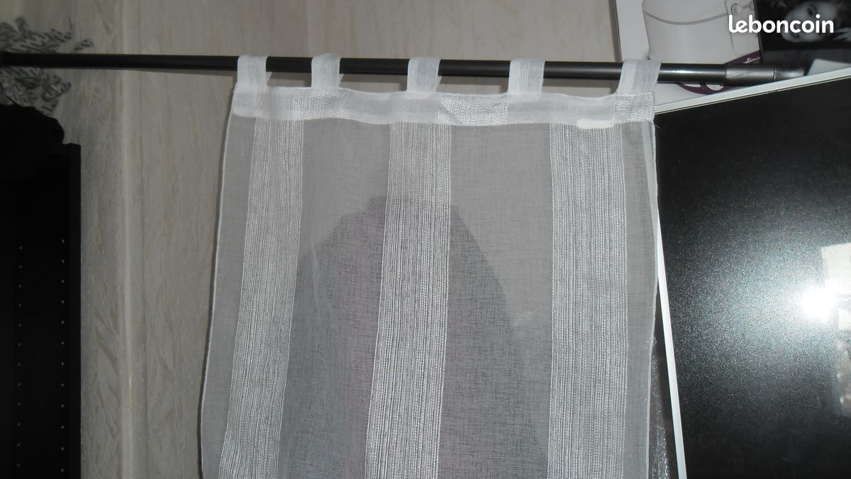 Petits voilages blanc TOUNETTE (image 1)
