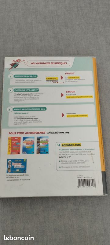 Livre anglais seconde Let's meet up bon état (image 4)