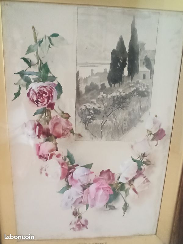 Aquarelle Souvenir de Cannes de Ruth Mercier (image 2)