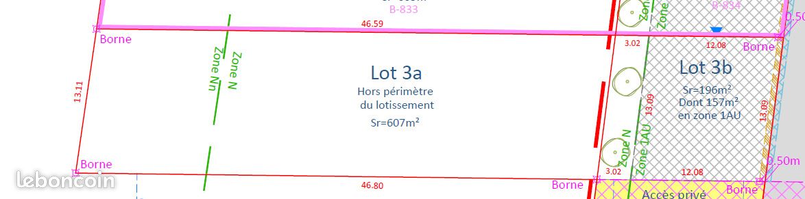 Terrain 803 m² Marlieux · 115 000 €