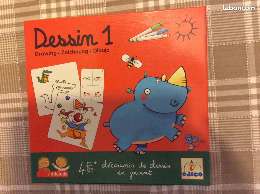 Jeux Loisir Créatif Eduludo Dessin 1 Djeco oxybul (image 1)