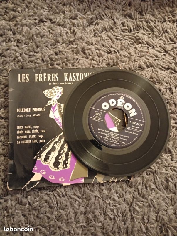 Vinyle 45t Folk polonais Les frères Kaszowski (image 4)