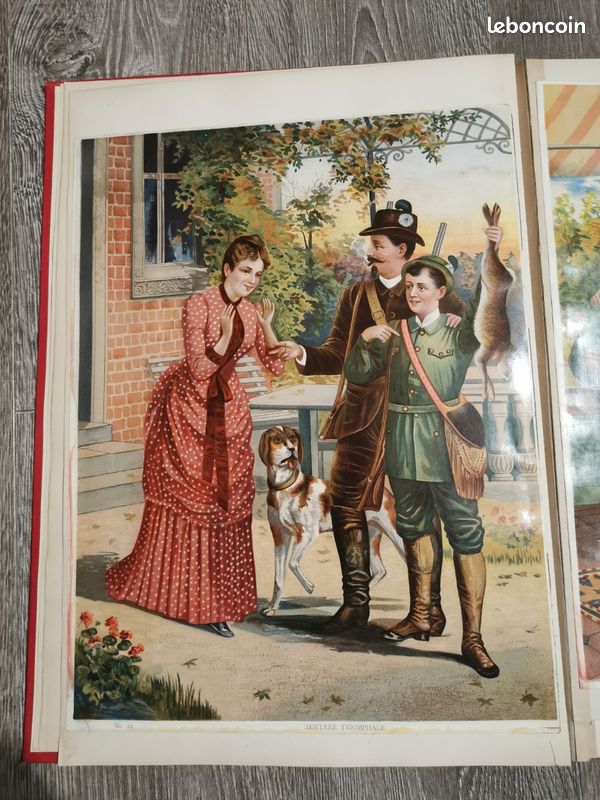 ✨ Rare Album de Grandes Chromolithographies – Belle Époque (image 7)