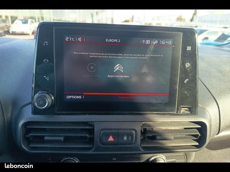 Citroen Berlingo Van M 650kg BlueHDi 100ch S&S Cabine Extenso 3 places Pack Driver Connect (image 18)
