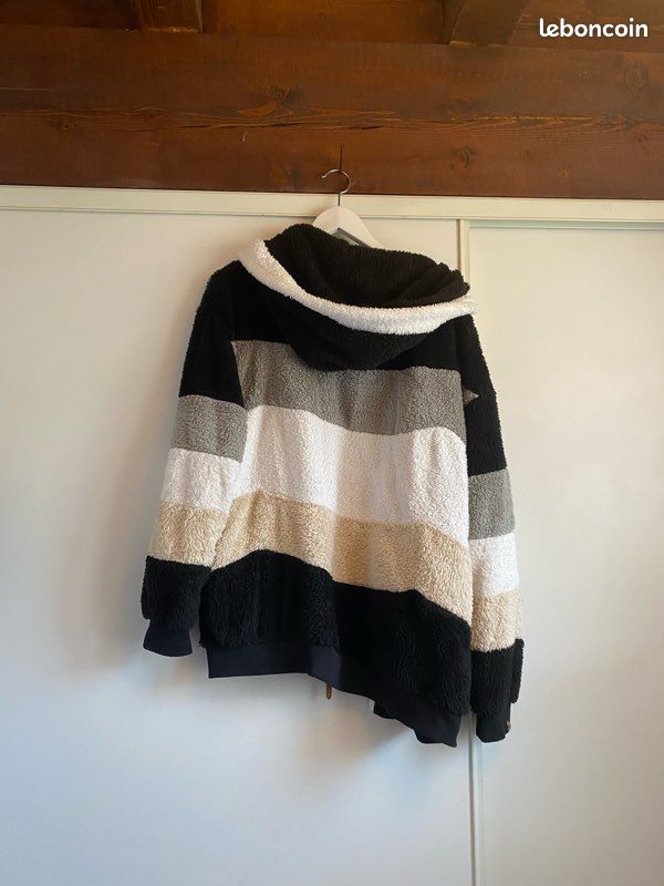Gilet doudou noir T46 (image 2)