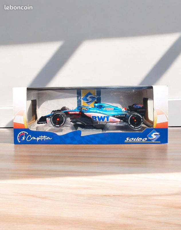 F1 Alpine A522 Solido 1/18 - GP Monaco 2022 - Fernando Alonso - Occasion
