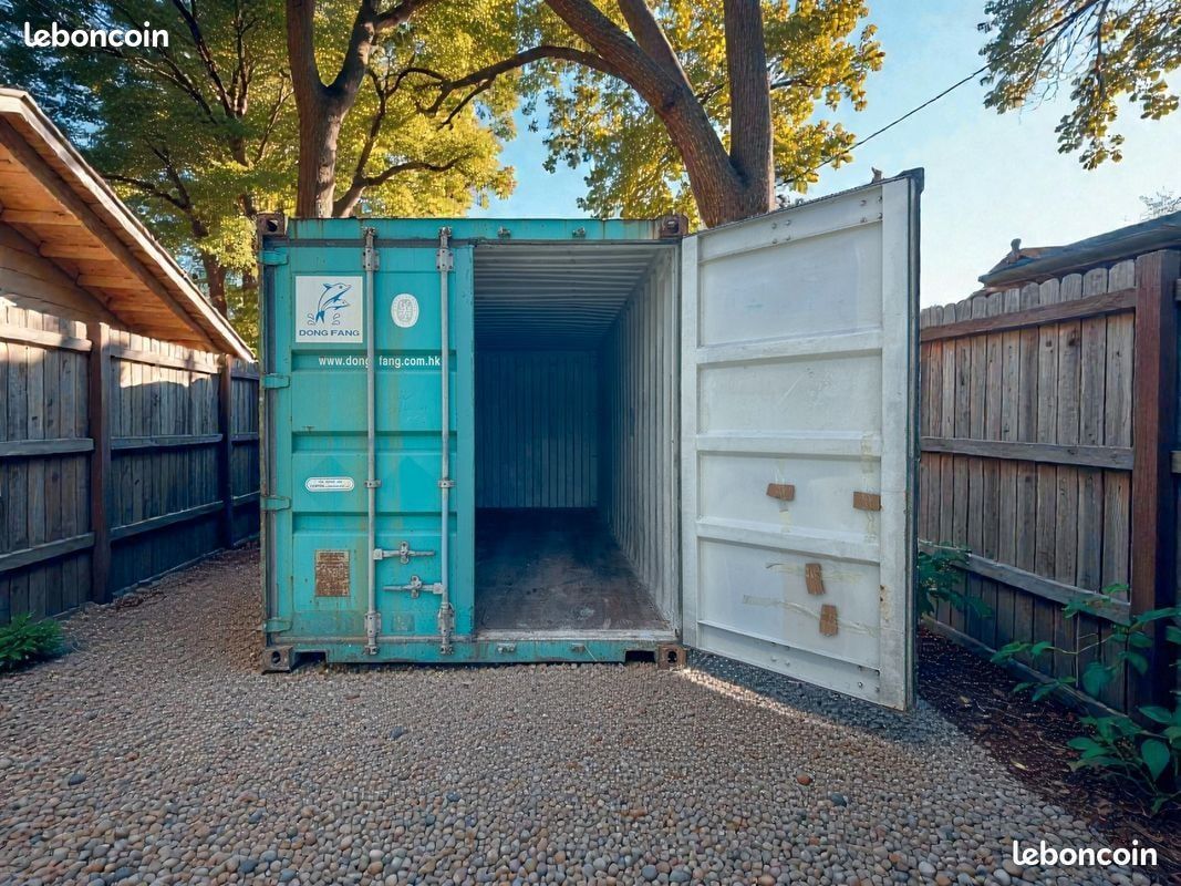 🌿 Conteneur maritime – Idéal abri de jardin / stockage - Plusieurs tailles et états disponibles⁢⁫⁯‌⁬⁠⁭‍⁪⁬⁢​⁠‍⁪ (image 3)