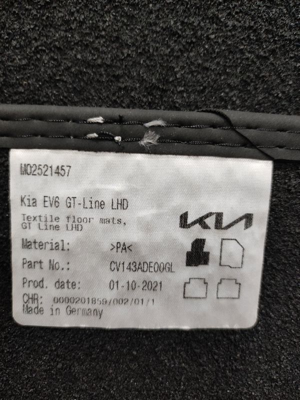 Tapis de sol Kia EV6 - Équipement auto