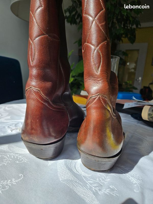 Bottes cowboy Larry Mahan 44.5 (image 3)