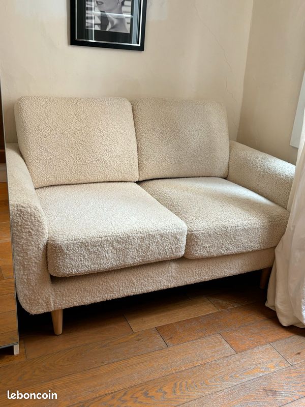 Canapé la redoute bouclette ivoire (image 1)