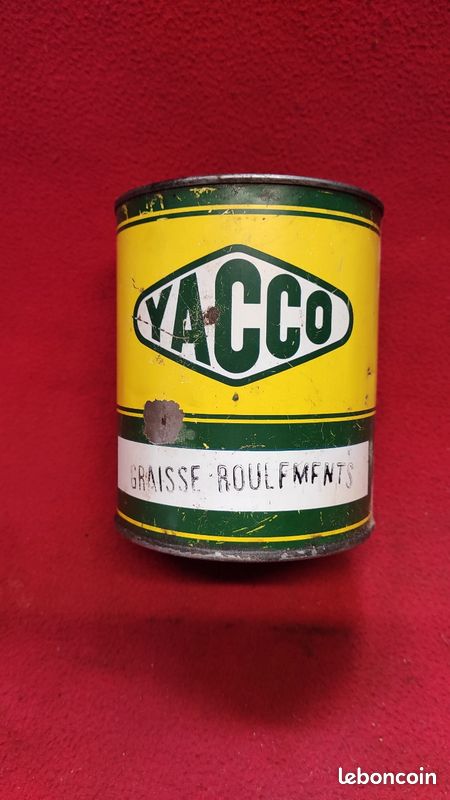 PLAQUE ÉMAILLÉE  YACCO  bombée . EUR 80,00 - FR